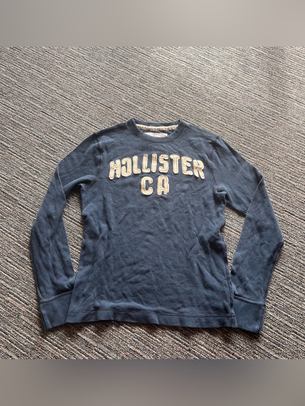 Y2K Vintage Hollister CA early 2000s Knit Surfwear line embroidered long sleeve